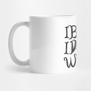 I bleed I don't write Mug